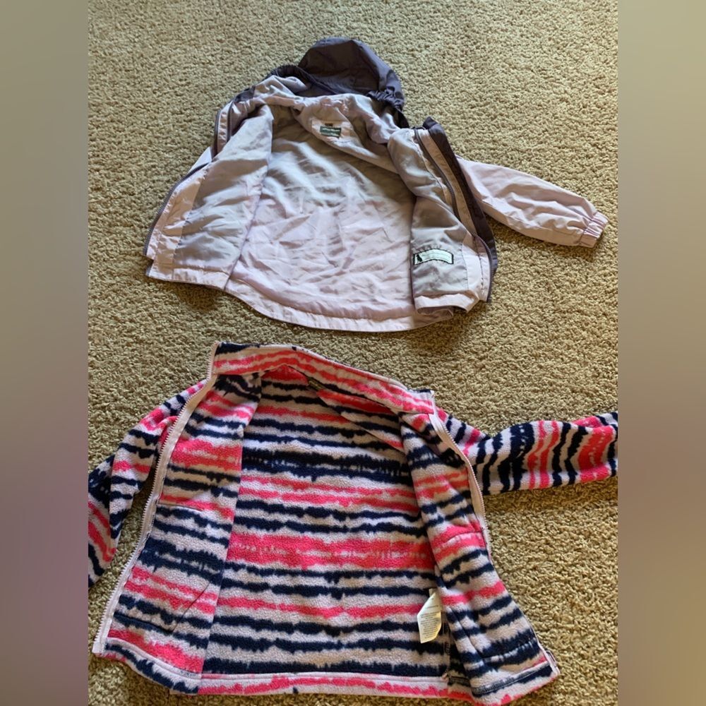 Eddie‎ Bauer Youth 3-in-1 Jacket Pastel Lilac Size X-Small (5/6) - Picture 11 of 16